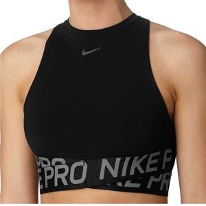 Nike Pro Top Mech Back Black | M